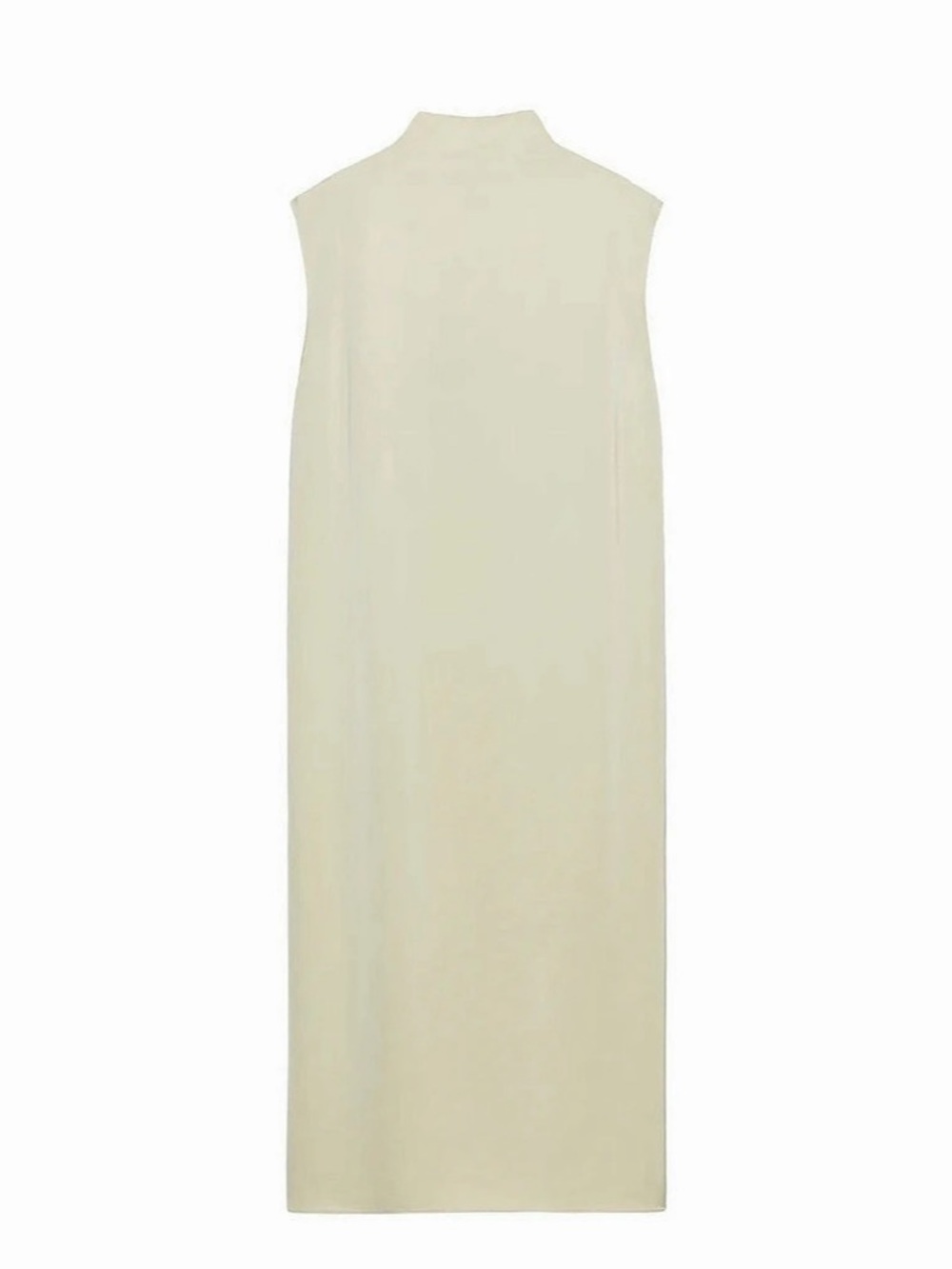 Zara Satin Fireman Clasp Dress ZW Collection